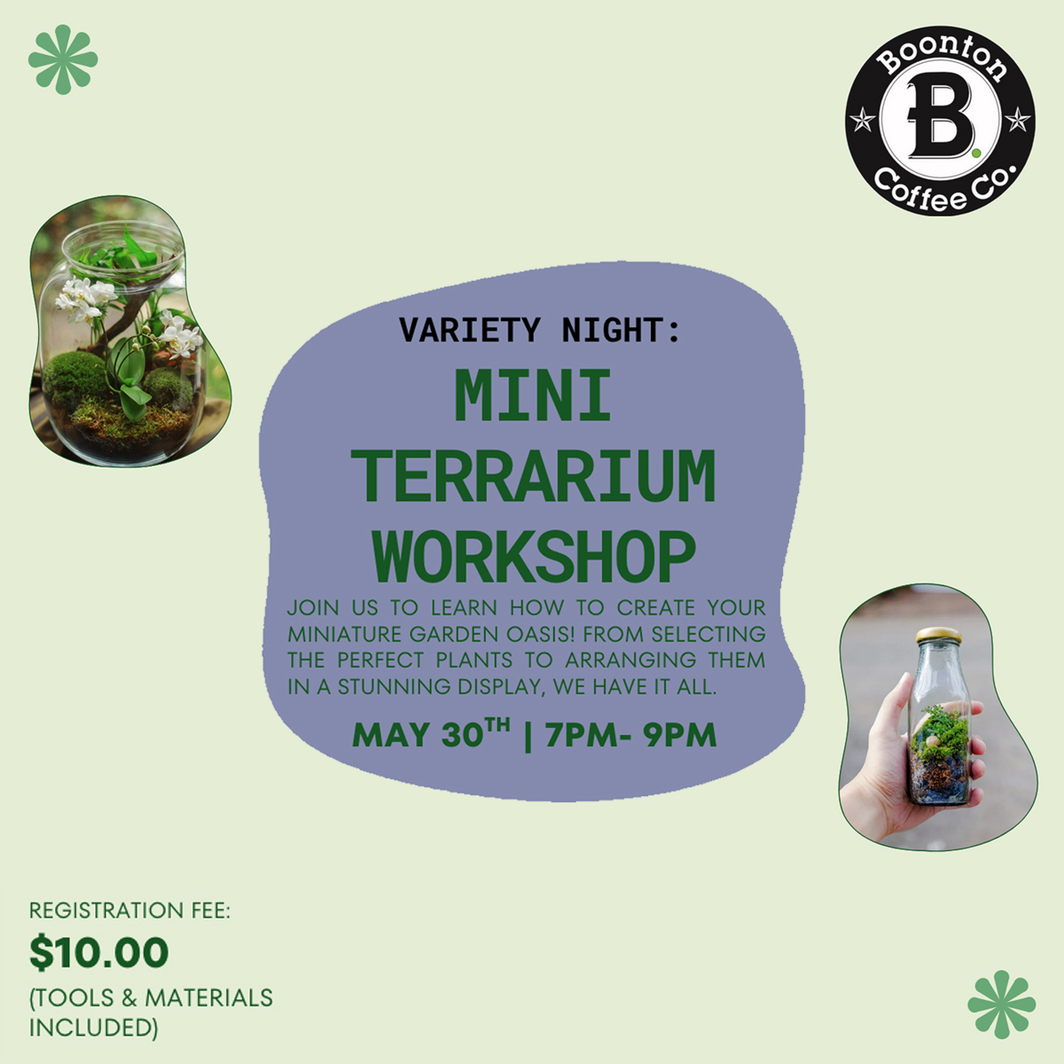 Variety Night: Mini Terrarium Building